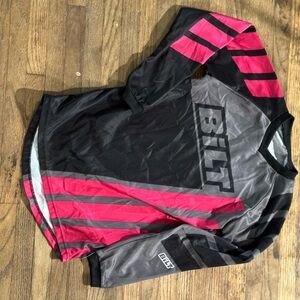 BILT Kids Black and Pink Jersey
